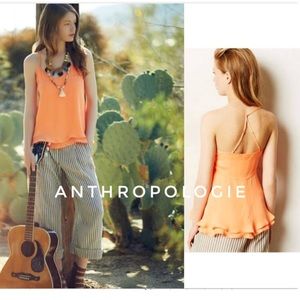 Anthropologie | NWT Fluttered Silk Cami By Eloise